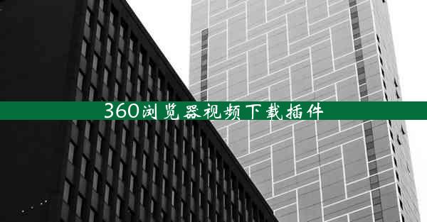 360浏览器视频下载插件