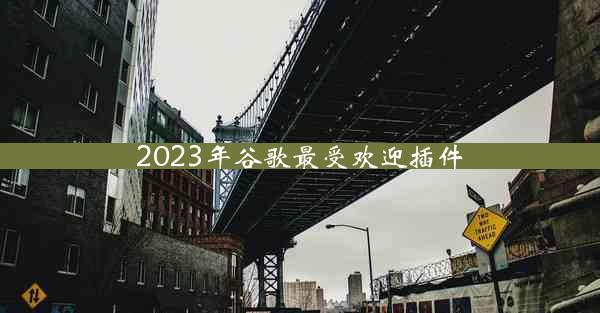 2023年谷歌最受欢迎插件