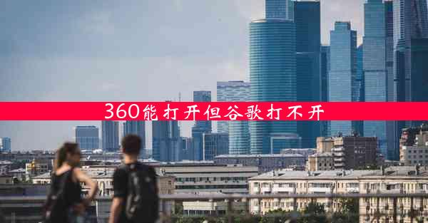 360能打开但谷歌打不开