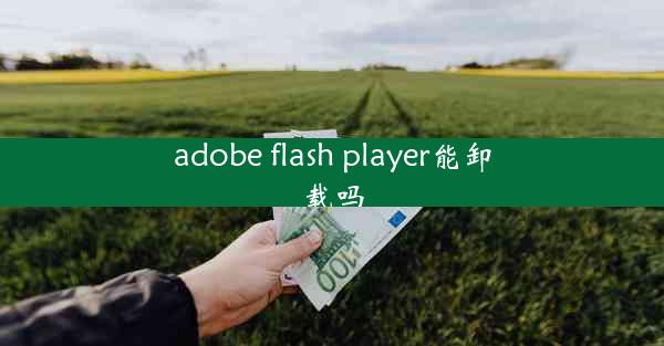 adobe flash player能卸载吗