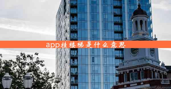 app挂楼梯是什么意思