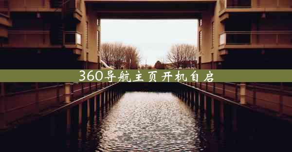 360导航主页开机自启