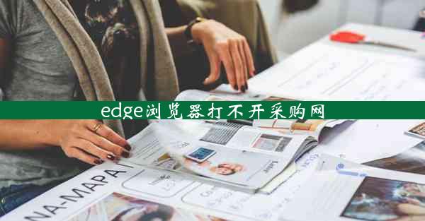 edge浏览器打不开采购网