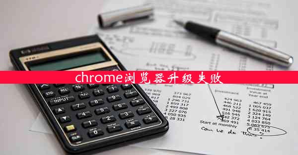 chrome浏览器升级失败