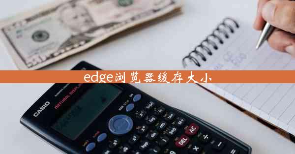 edge浏览器缓存大小