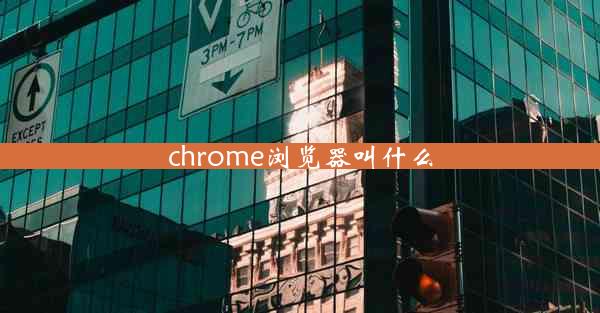 chrome浏览器叫什么