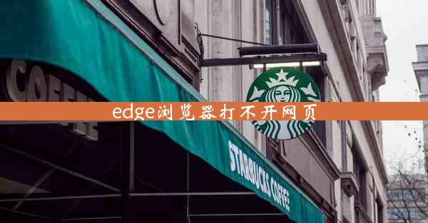 edge浏览器打不开网页