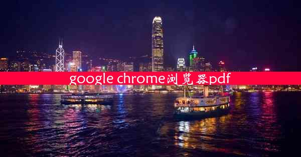 google chrome浏览器pdf