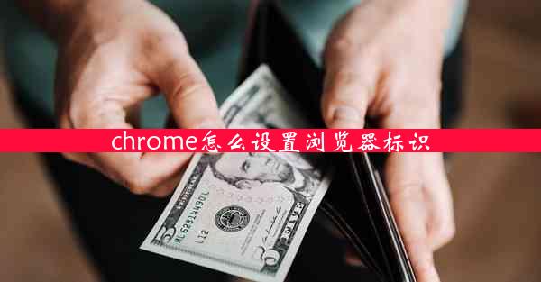 chrome怎么设置浏览器标识