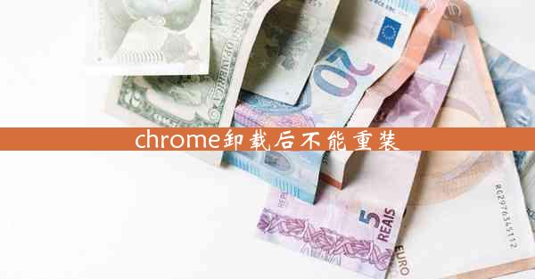 chrome卸载后不能重装