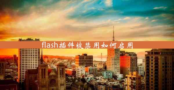 flash插件被禁用如何启用