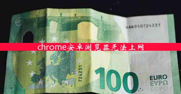 chrome安卓浏览器无法上网