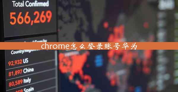 chrome怎么登录账号华为