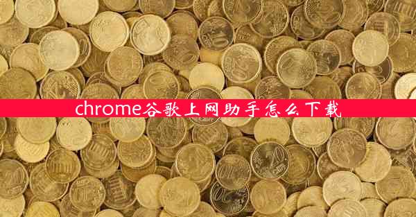 chrome谷歌上网助手怎么下载