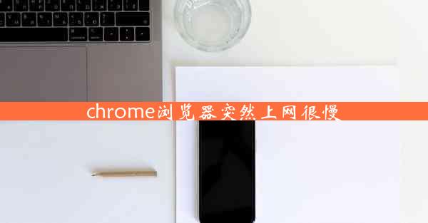 chrome浏览器突然上网很慢