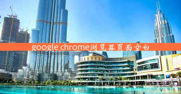 google chrome浏览器页面空白