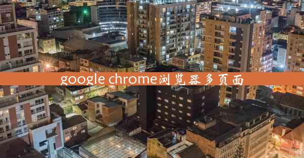 google chrome浏览器多页面