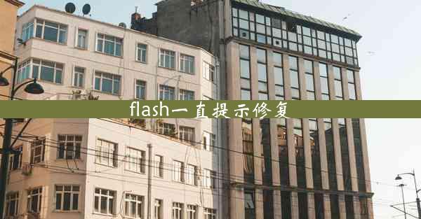 flash一直提示修复