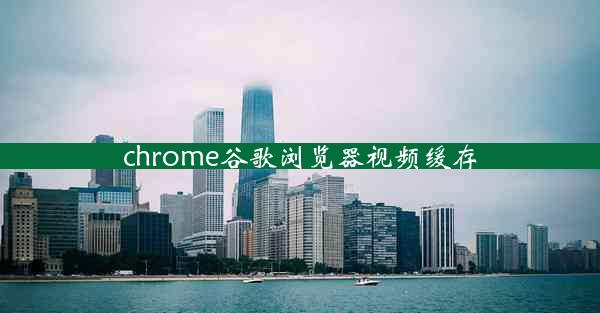 chrome谷歌浏览器视频缓存