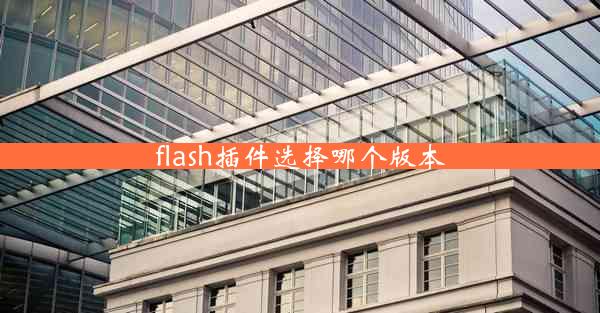 flash插件选择哪个版本