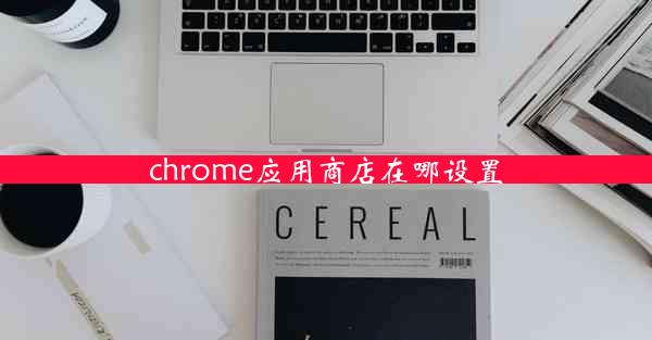 chrome应用商店在哪设置