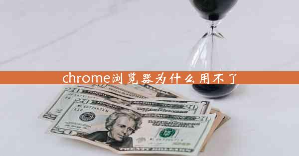 chrome浏览器为什么用不了