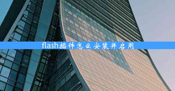 flash插件怎么安装并启用