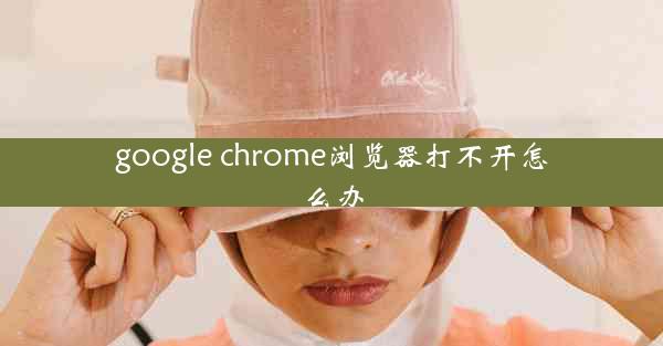 google chrome浏览器打不开怎么办