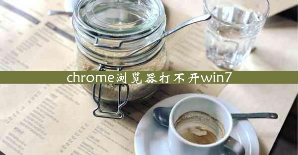 chrome浏览器打不开win7