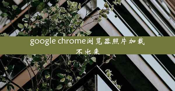 google chrome浏览器照片加载不出来