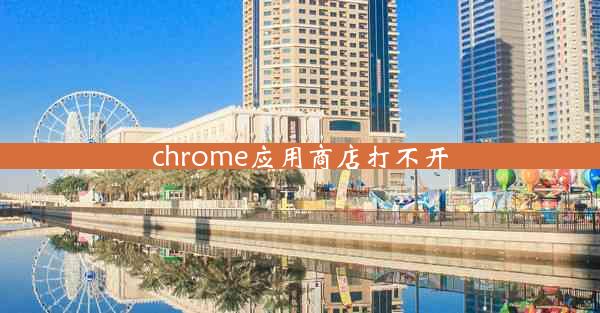 chrome应用商店打不开