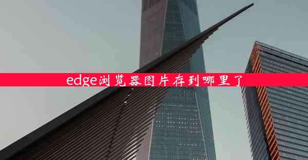 edge浏览器图片存到哪里了