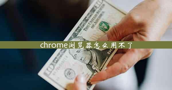 chrome浏览器怎么用不了