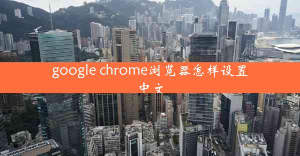 google chrome浏览器怎样设置中文