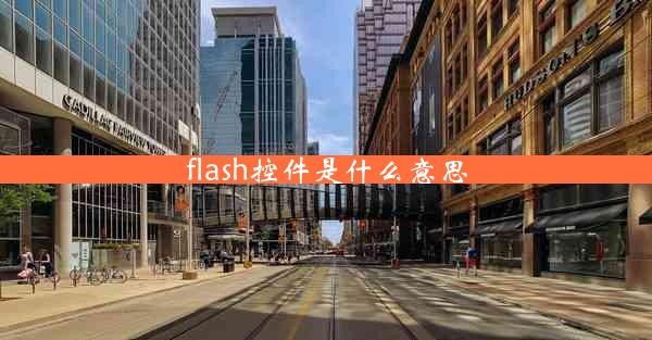 flash控件是什么意思