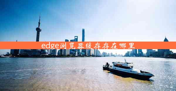 edge浏览器缓存存在哪里